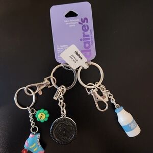 Claire's Colorful Best Friends Keychain Trio